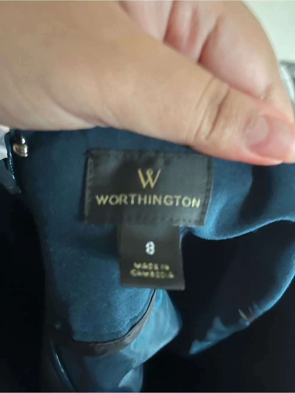 Worthington Teal Pencil Skirt